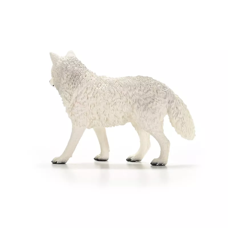 Figūrėlė Schleich Wilk Polarny 14880 – gyvūno figūrėlė, detalus plastikinis modelis, kolekcinė žaidimo figūrėlė