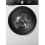 Hisense WD3S8043BW3 skalbyklė su džiovinimo funkcija, laisvai pastatoma, balta