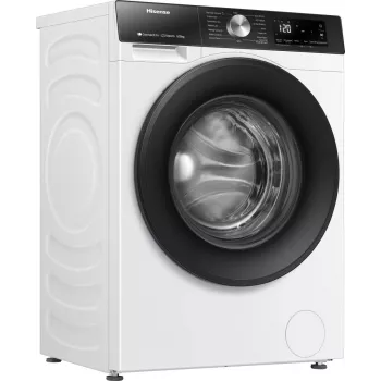 Hisense WD3S8043BW3 skalbyklė su džiovinimo funkcija, laisvai pastatoma, balta