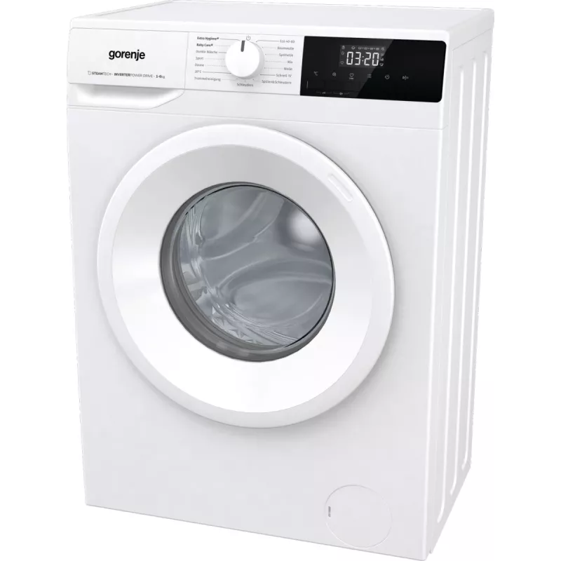 Skalbimo mašina Gorenje WNHPI62SCPS/DE, priekinė, 6 kg, 1200 aps./min., balta