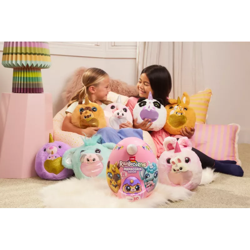 Zuru Rainbocorn Mamacorn Surprise – kolekcinė minkšta figūrėlė su staigmena