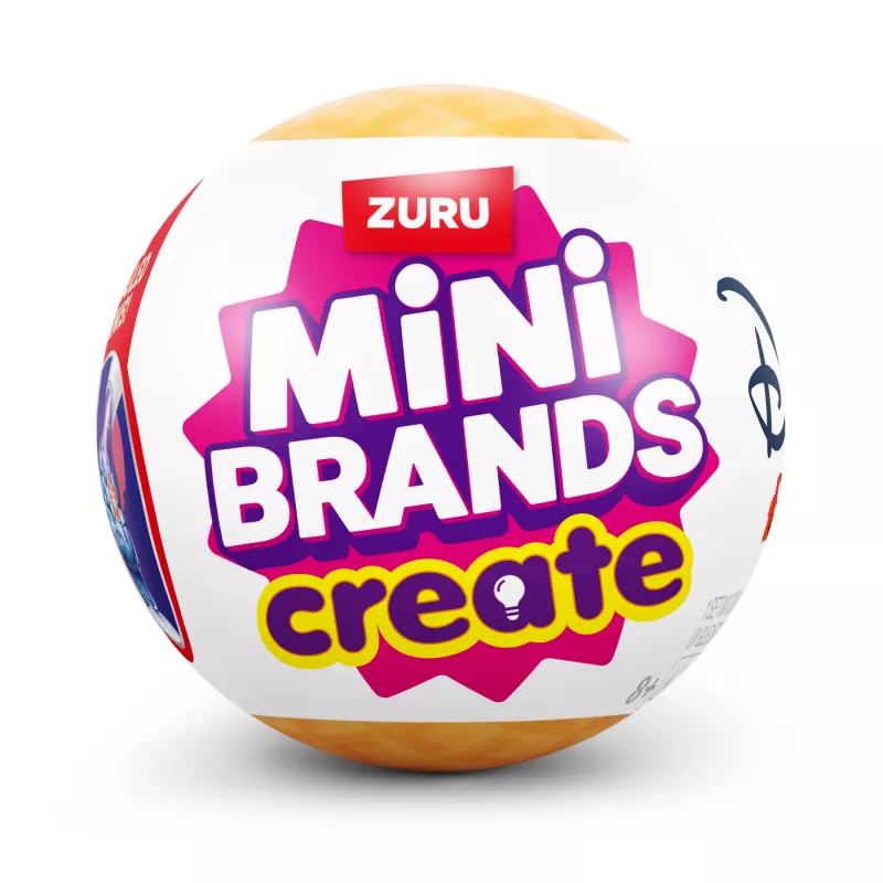 Mini Brands Create Disney Snacks Series 1 kapsulė, virtuvė, 8 m., baterijos įskaičiuotos, LR44, įvairiaspalvė