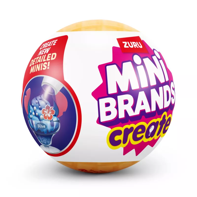 Mini Brands Create Disney Snacks Series 1 kapsulė, virtuvė, 8 m., baterijos įskaičiuotos, LR44, įvairiaspalvė