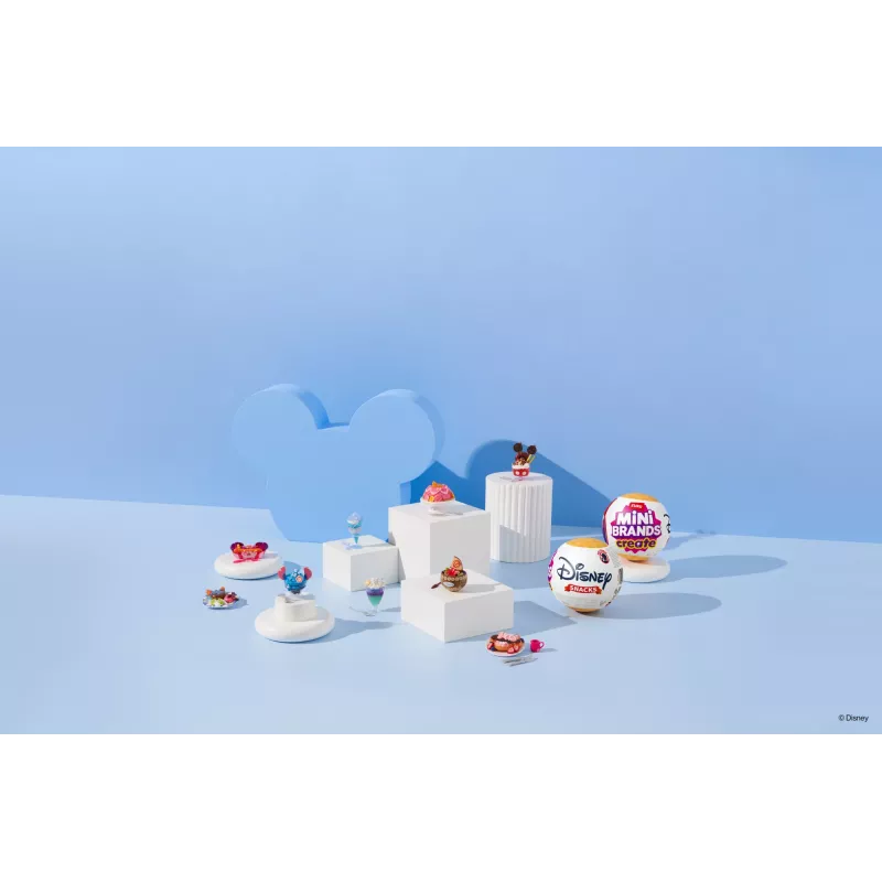 Mini Brands Create Disney Snacks Series 1 kapsulė, virtuvė, 8 m., baterijos įskaičiuotos, LR44, įvairiaspalvė