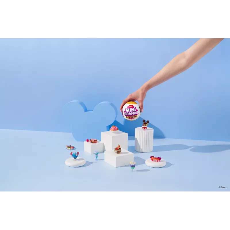 Mini Brands Create Disney Snacks Series 1 kapsulė, virtuvė, 8 m., baterijos įskaičiuotos, LR44, įvairiaspalvė