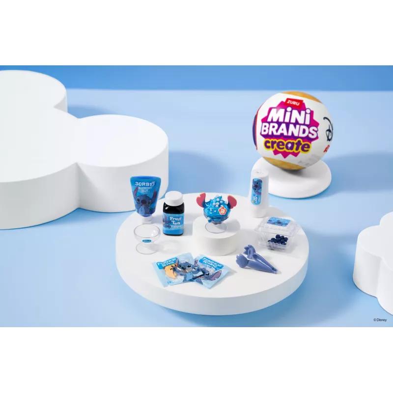Mini Brands Create Disney Snacks Series 1 kapsulė, virtuvė, 8 m., baterijos įskaičiuotos, LR44, įvairiaspalvė
