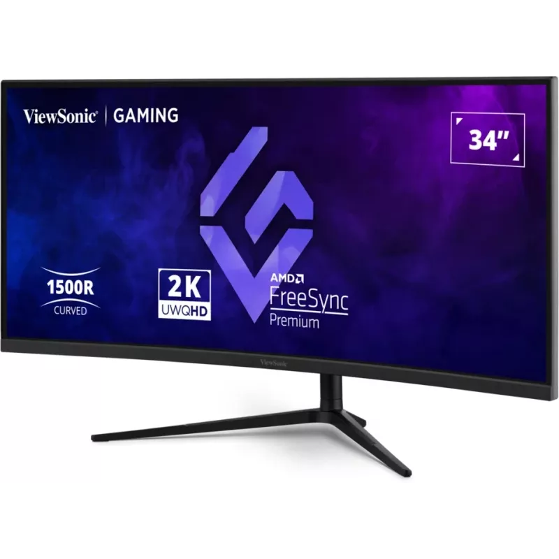 Monitorius ViewSonic VX3418C-2K 86,4 cm (34 colių) 3440 x 1440 UltraWide Quad HD juodas