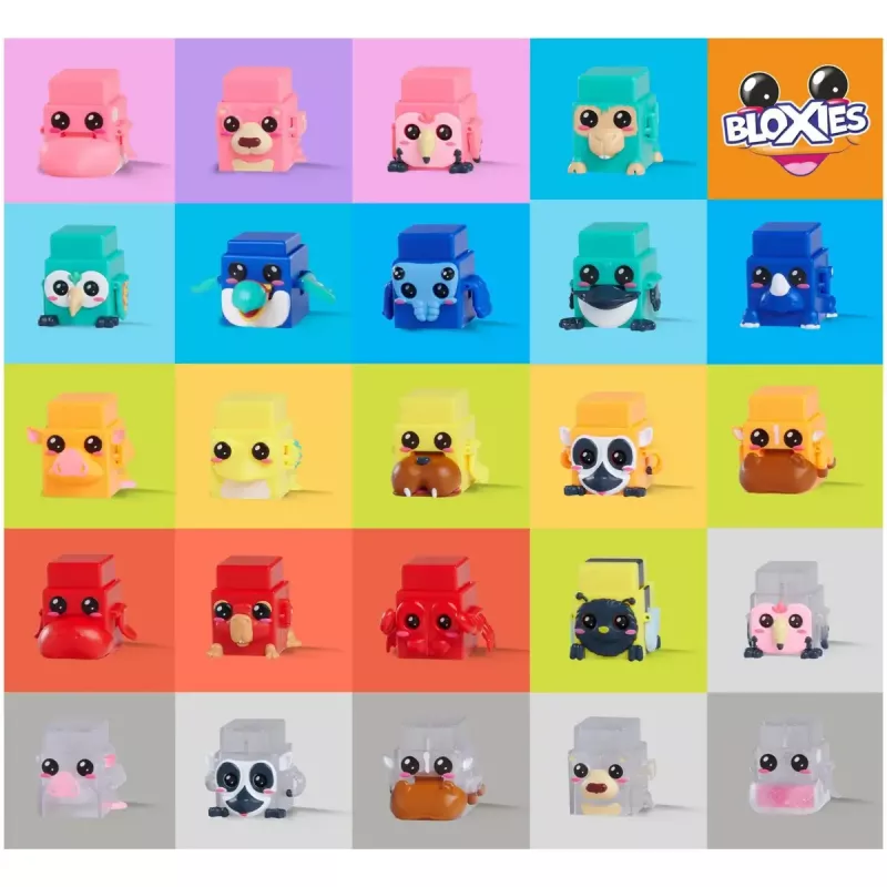Žaislinių figūrėlių rinkinys, Simba-Dickie Bloxies Series 2 – 4 skirtingos figūrėlės
