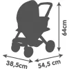Lėlės vežimėlis 3-in-1 Simba-Dickie Smoby Maxi-Cosi smėlio spalvos