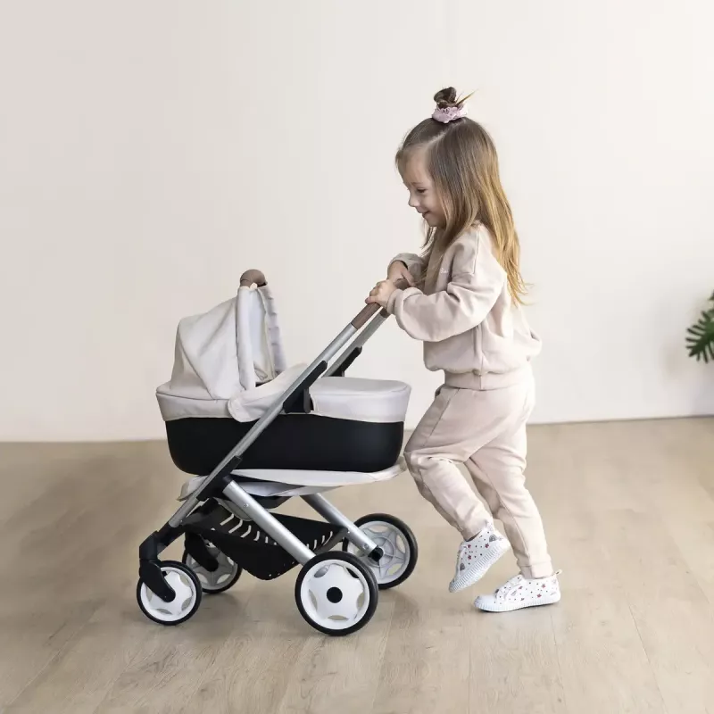 Lėlės vežimėlis 3-in-1 Simba-Dickie Smoby Maxi-Cosi smėlio spalvos