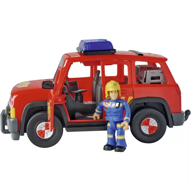 Simba-Dickie Fireman Sam Pirmosios pagalbos automobilis – žaidimų automobilis gelbėjimo vaidmenų žaidimams