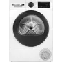 Bosch Serie 6 WQG243D41 džiovintuvas Laisvai pastatomas Pakrovimas iš priekio 9 kg Baltas