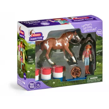 Schleich HORSE CLUB Hannah's Western Adventures žaidimo rinkinys