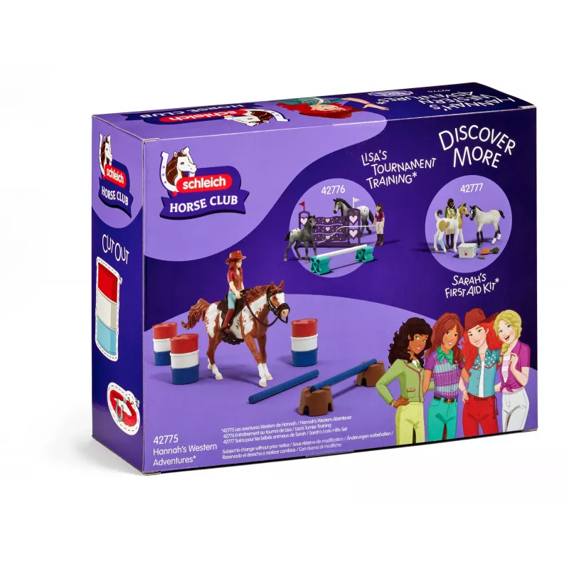 Schleich HORSE CLUB Hannah's Western Adventures žaidimo rinkinys