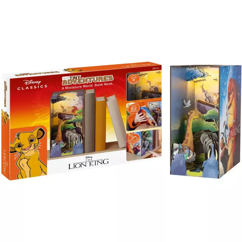Plastikinis modelis REVELL Tiny Adventures Disney The Liūtas Karalius 00534 – užspaudžiamos detalės, vaikams