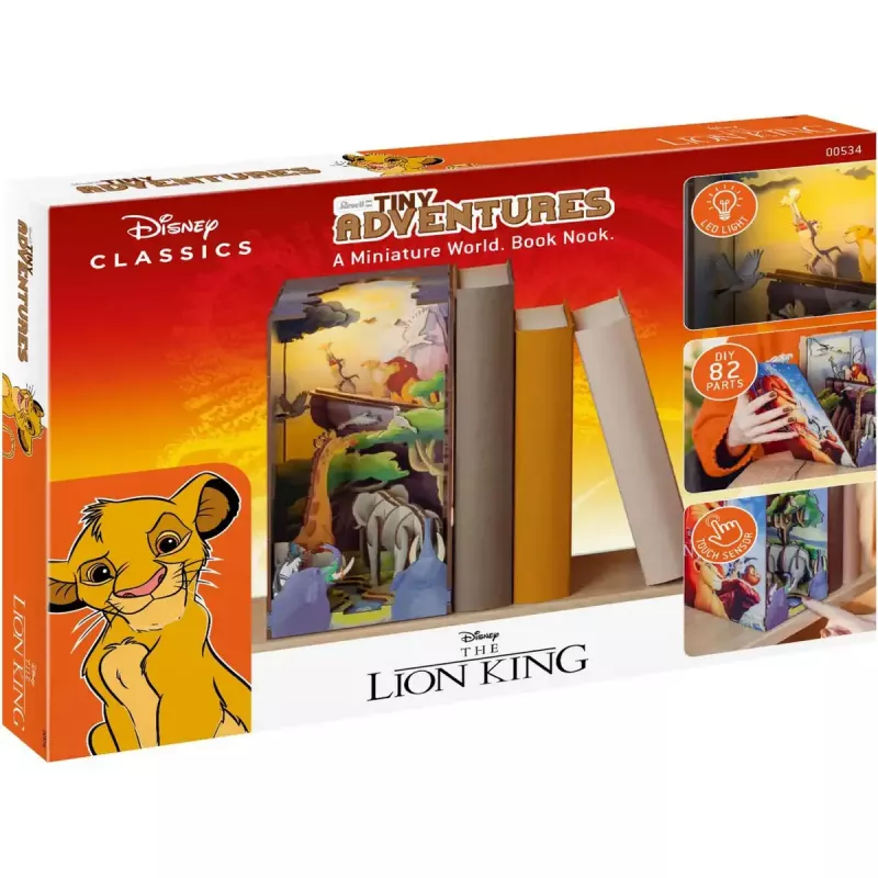 Plastikinis modelis REVELL Tiny Adventures Disney The Liūtas Karalius 00534 – užspaudžiamos detalės, vaikams