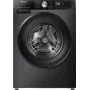 Hisense WD3S8043BB3 skalbyklė su džiovinimo funkcija, laisvai pastatoma, juoda