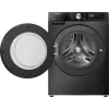 Hisense WD3S8043BB3 skalbyklė su džiovinimo funkcija, laisvai pastatoma, juoda