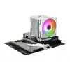 Procesoriaus aušintuvas SCYTHE Mugen 6 Dual Fan White ARGB Edition, du 120 mm ventiliatoriai, baltas