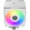 Procesoriaus aušintuvas SCYTHE Mugen 6 Dual Fan White ARGB Edition, du 120 mm ventiliatoriai, baltas
