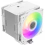 Procesoriaus aušintuvas SCYTHE Mugen 6 Dual Fan White ARGB Edition, du 120 mm ventiliatoriai, baltas