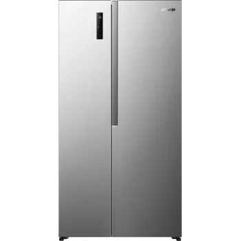 Šaldytuvas Gorenje NRS917E41X SI, laisvai pastatomas, American door, pilkas, 2 durys, jutiklinis valdymas, LED