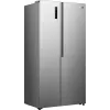 Šaldytuvas Gorenje NRS917E41X SI, laisvai pastatomas, American door, pilkas, 2 durys, jutiklinis valdymas, LED