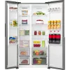 Šaldytuvas Gorenje NRS917E41X SI, laisvai pastatomas, American door, pilkas, 2 durys, jutiklinis valdymas, LED