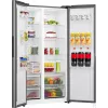 Šaldytuvas Gorenje NRS917E41X SI, laisvai pastatomas, American door, pilkas, 2 durys, jutiklinis valdymas, LED