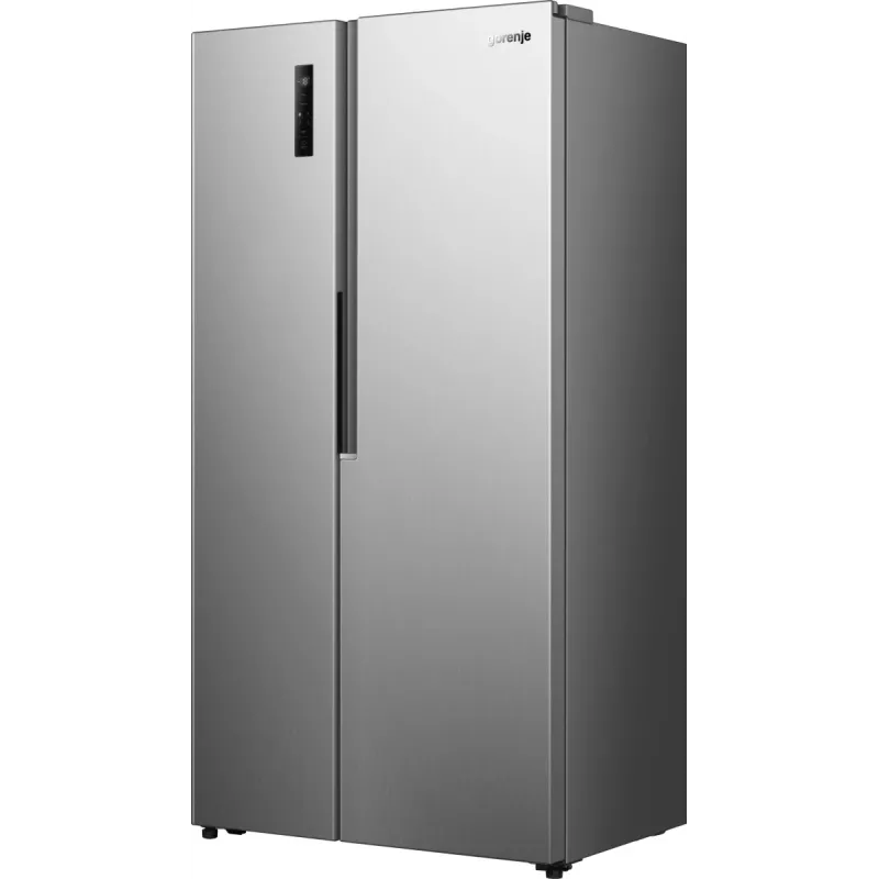 Šaldytuvas Gorenje NRS917E41X SI, laisvai pastatomas, American door, pilkas, 2 durys, jutiklinis valdymas, LED