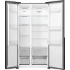 Šaldytuvas Gorenje HZF55082 NRS917E41BX G400, laisvai pastatomas, American door, juodas, 2 durys, liečiamas valdymas, LED