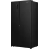 Šaldytuvas Gorenje HZF55082 NRS917E41BX G400, laisvai pastatomas, American door, juodas, 2 durys, liečiamas valdymas, LED