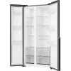 Šaldytuvas Gorenje HZF55082 NRS917E41BX G400, laisvai pastatomas, American door, juodas, 2 durys, liečiamas valdymas, LED