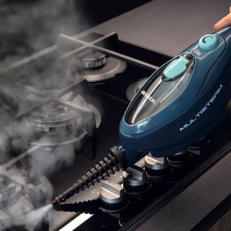 Ariete 4164 garų valiklis 10 viename, sunaikina 99,9% mikrobų ir bakterijų, priedų rinkinys, neribotas veikimo laikas, 1500 W