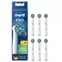 Oral-B CrossAction šepetėlių antgaliai, 6 vnt., Balti
