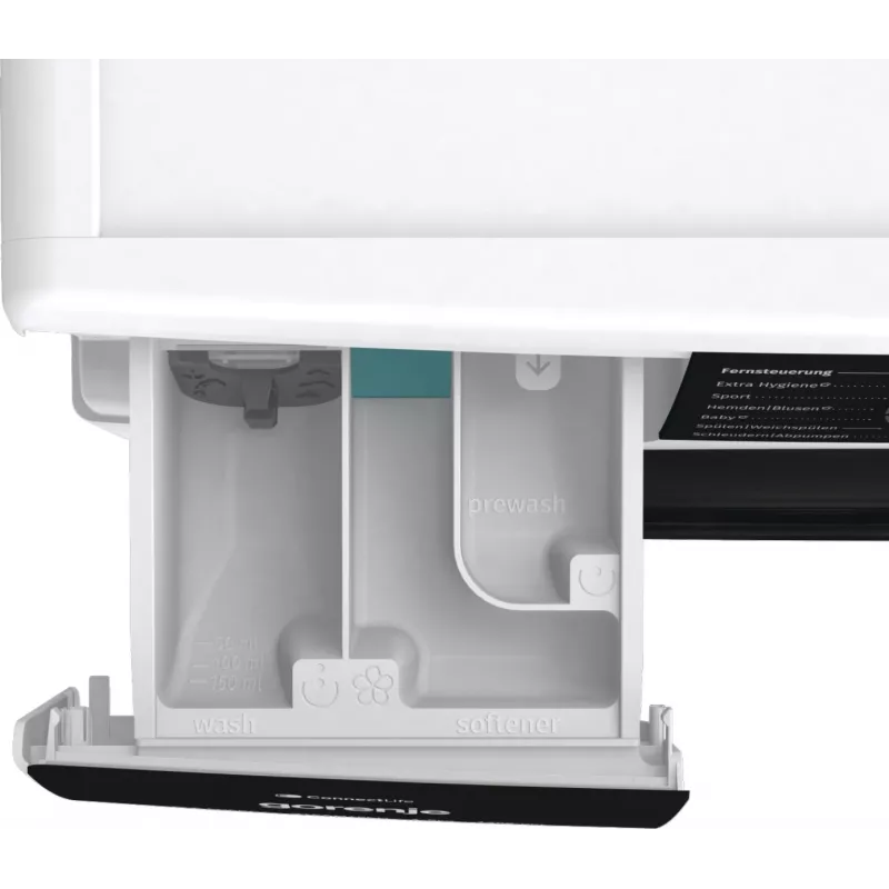 Gorenje WPNA84A2TS skalbyklė su priekiniu pakrovimu 8 kg 1400 aps./min Juoda, Balta