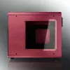 RAIJINTEK METIS PLUS Mini bokštas raudonas — Mini-ITX, 1x 3,5 colio vieta, 4x 2,5 colio vietos, 120 mm ventiliatoriai