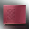 RAIJINTEK METIS PLUS Mini bokštas raudonas — Mini-ITX, 1x 3,5 colio vieta, 4x 2,5 colio vietos, 120 mm ventiliatoriai