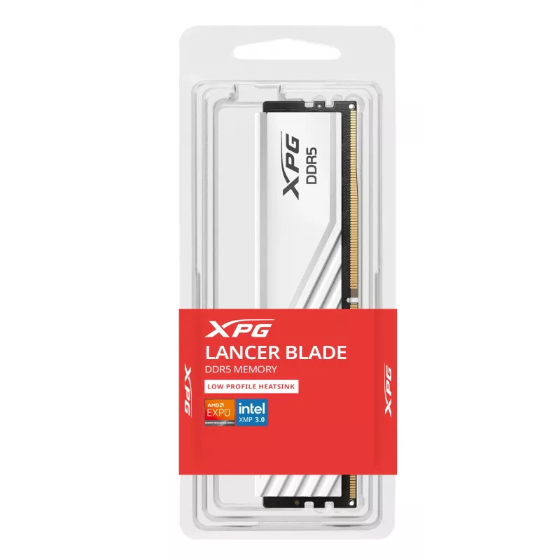 ADATA XPG Lancer Blade AX5U5600C468G-SLABWH DDR5-5600 8GB (1x8GB) DIMM, baltas