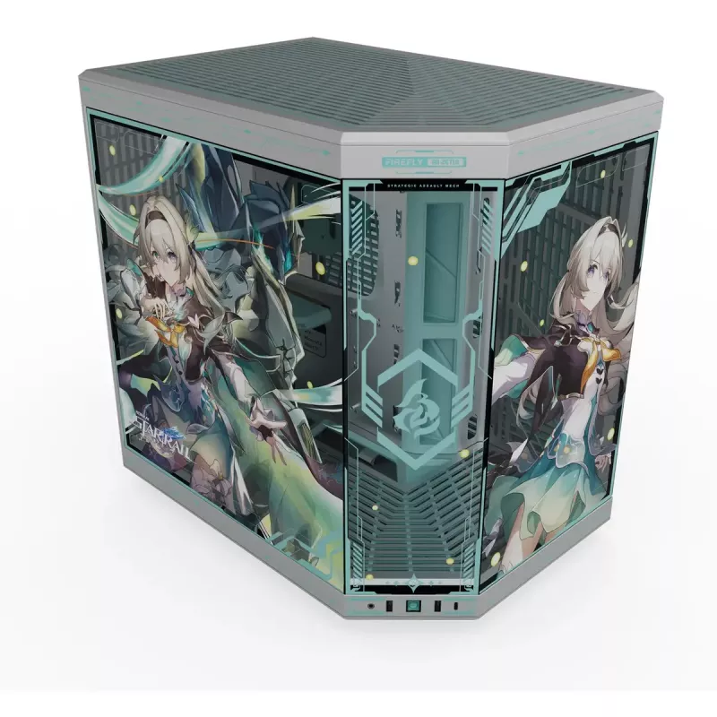 Kompiuterio korpusas HYTE Y70 Firefly Edition Grūdintas Stiklas — Mid-Tower ATX