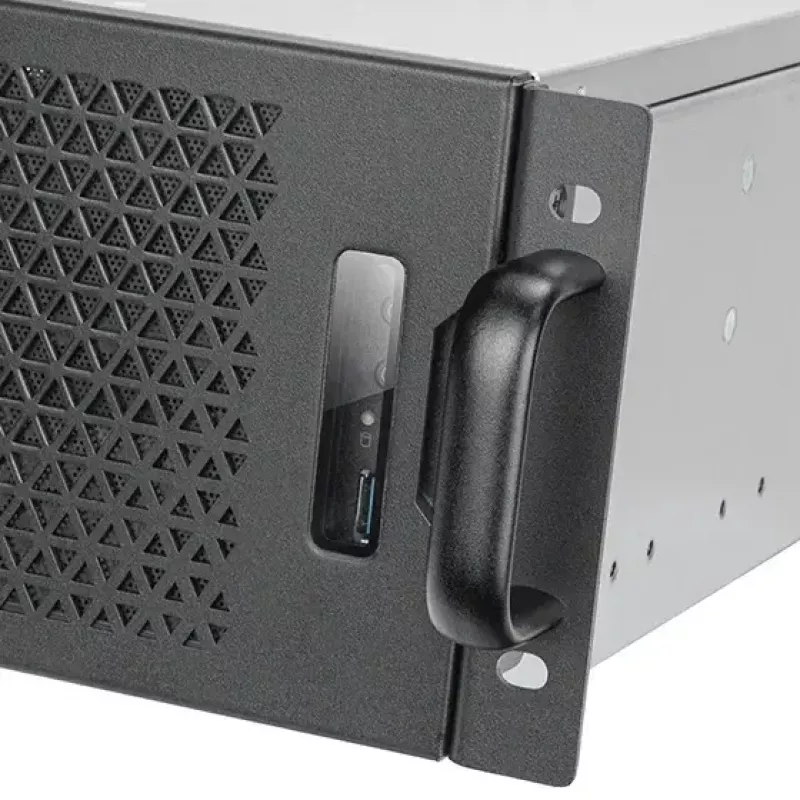 SilverStone SST-RM31 3U tvarkyklės korpusas serveriui, juodas