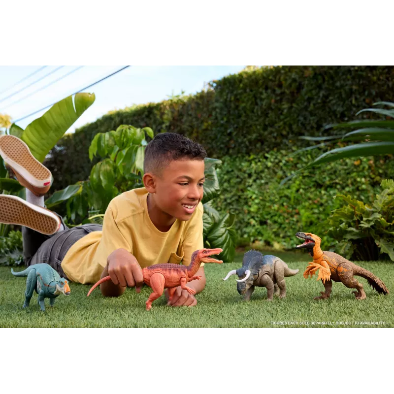 Žaislinė figūrėlė MATTEL Jurassic World Wild Roar Spiclypeus JGB89 – kolekcinis dinozauras