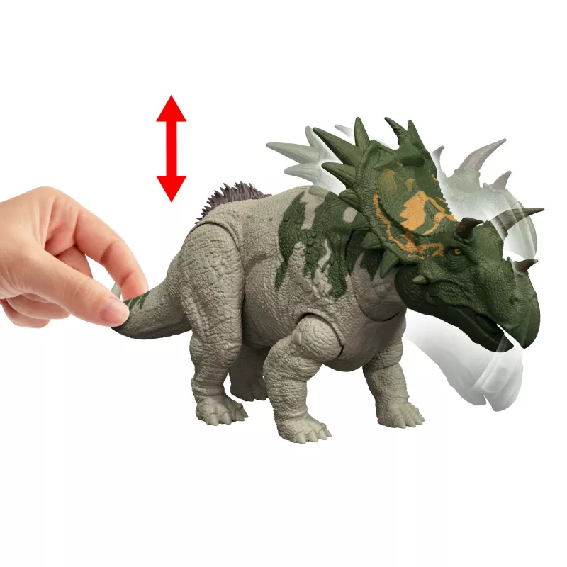 Žaislinė figūrėlė MATTEL Jurassic World Wild Roar Spiclypeus JGB89 – kolekcinis dinozauras