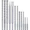 Gręžtų ir kaltų rinkinys KWB 240290 12 vnt 5 mm skersmens