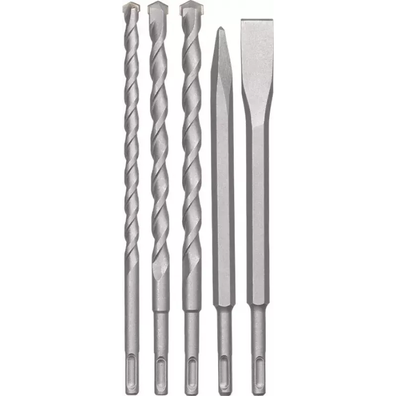 Gręžtų ir kaltų rinkinys KWB 240290 12 vnt 5 mm skersmens