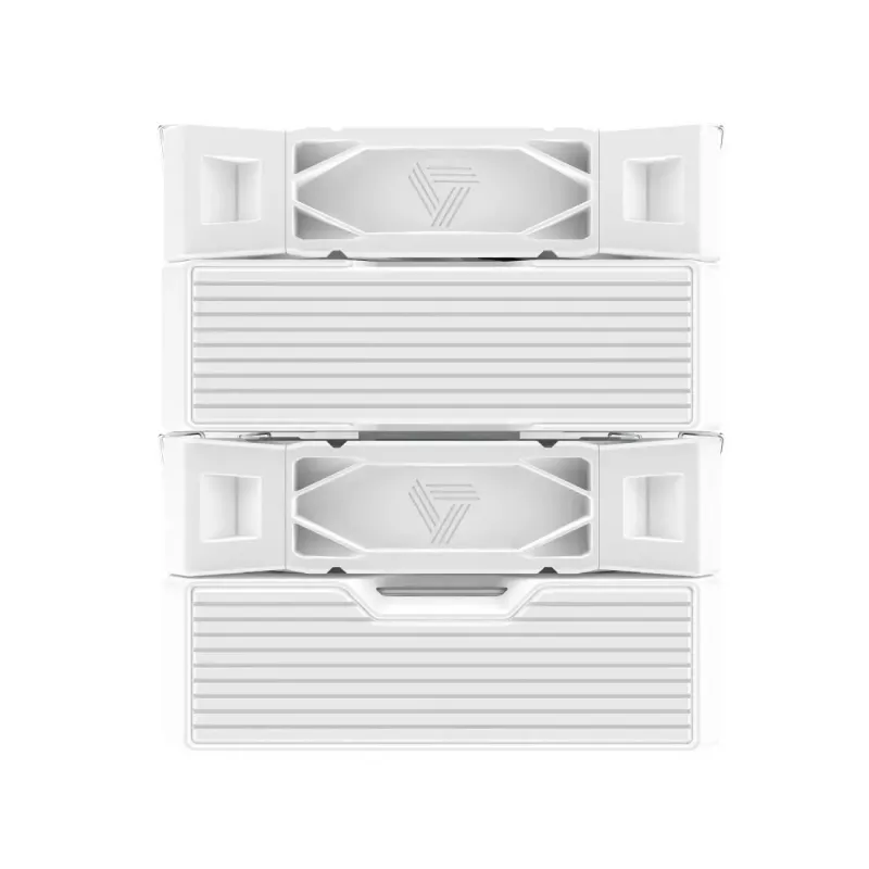 CPU aušintuvas Montech NX600 (baltas) su 120 mm ventiliatoriumi, oro aušintuvas staliniams procesoriams