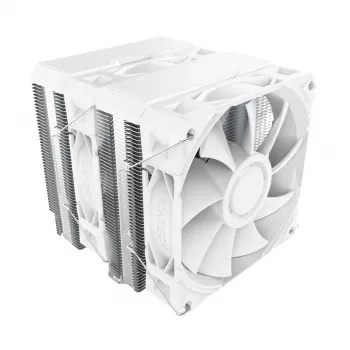 CPU aušintuvas Montech NX600 (baltas) su 120 mm ventiliatoriumi, oro aušintuvas staliniams procesoriams