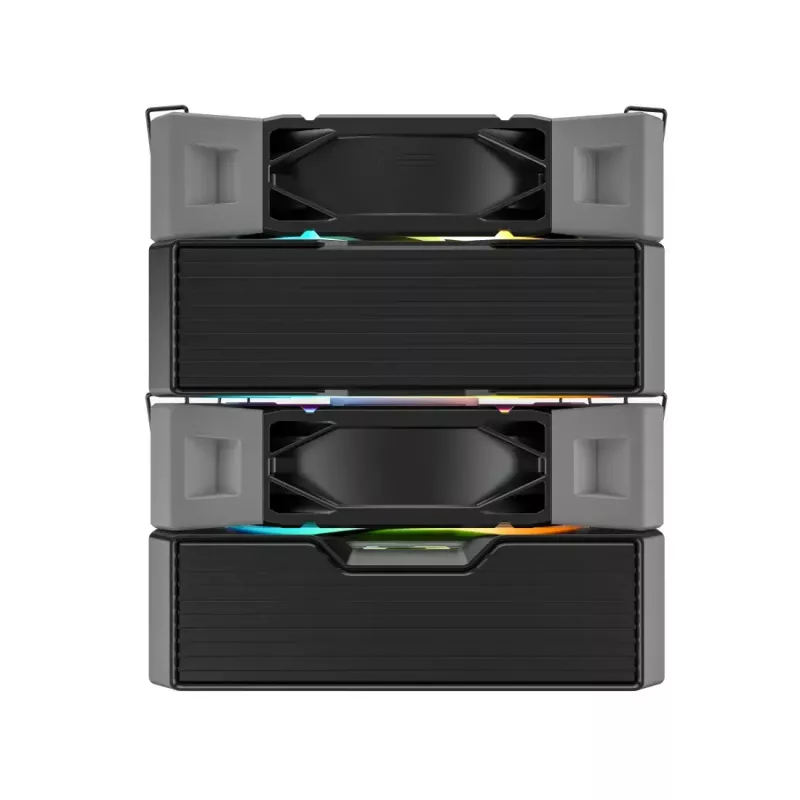 Aušintuvas CPU Montech NX600 ARGB, juodas, 120 mm ventiliatorius, ARGB apšvietimas