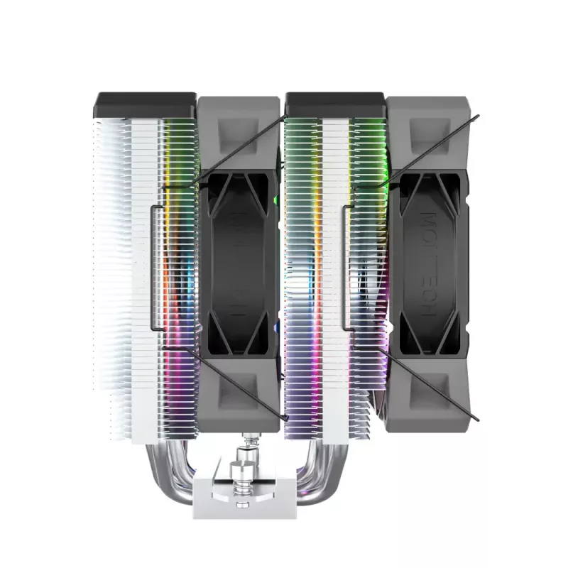 Aušintuvas CPU Montech NX600 ARGB, juodas, 120 mm ventiliatorius, ARGB apšvietimas