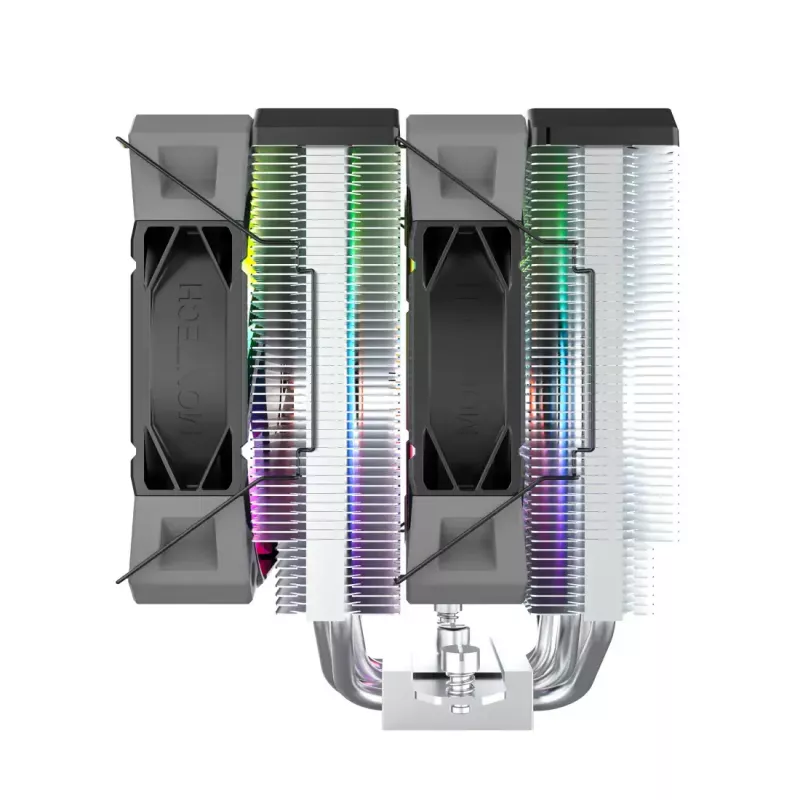 Aušintuvas CPU Montech NX600 ARGB, juodas, 120 mm ventiliatorius, ARGB apšvietimas